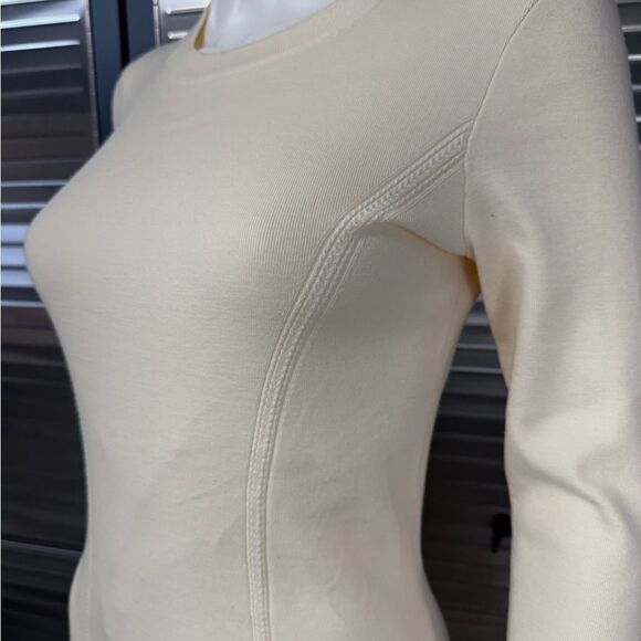 Ralph Lauren Purple Label Merino Wool Sweater Dress Cream NWT - Picture 4 of 10